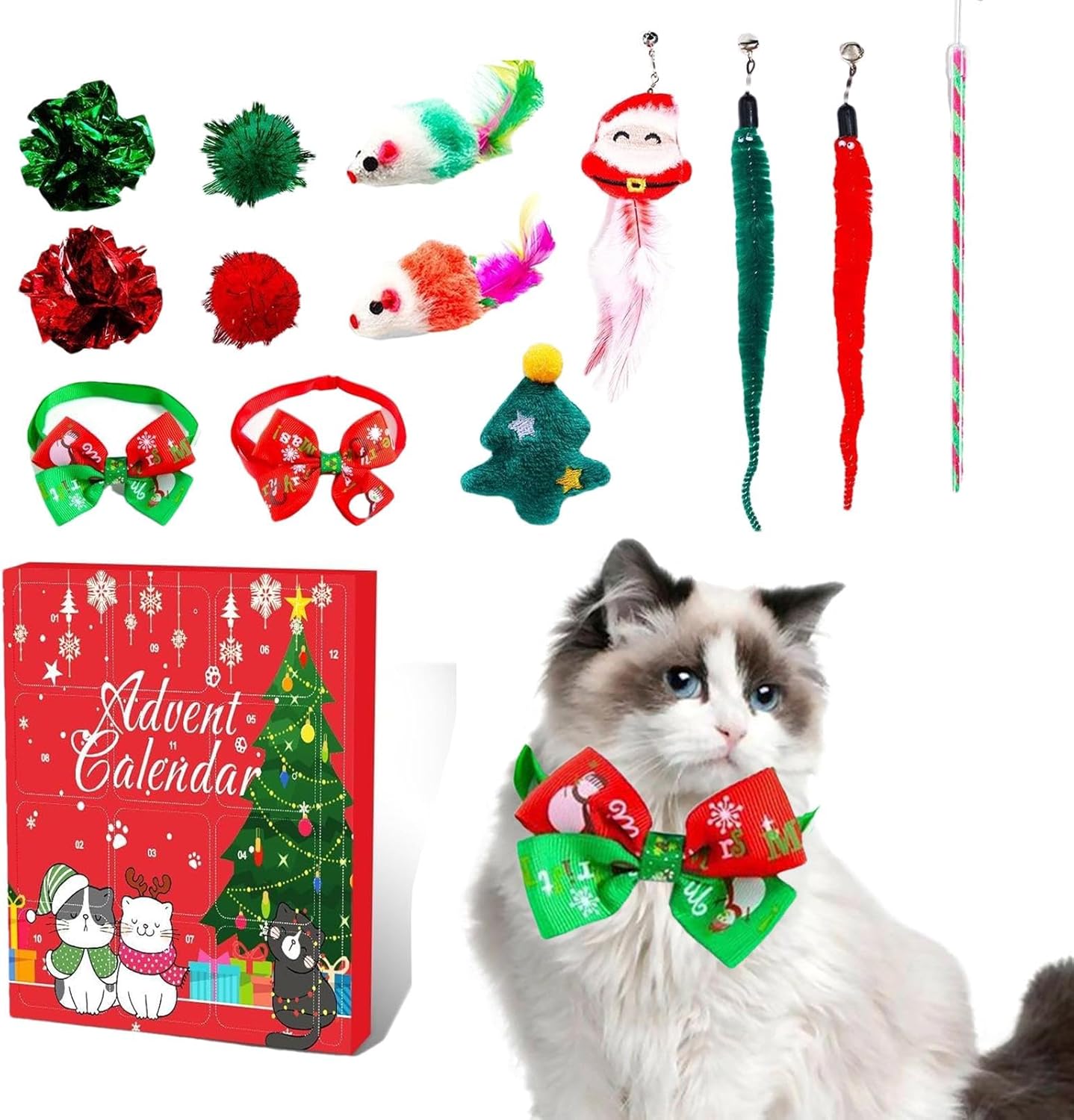 2025 Kattadventskalender – Leksaker att leka med i 24 dagar 2025 Kattadventskalender – Leksaker att leka med i 24 dagar